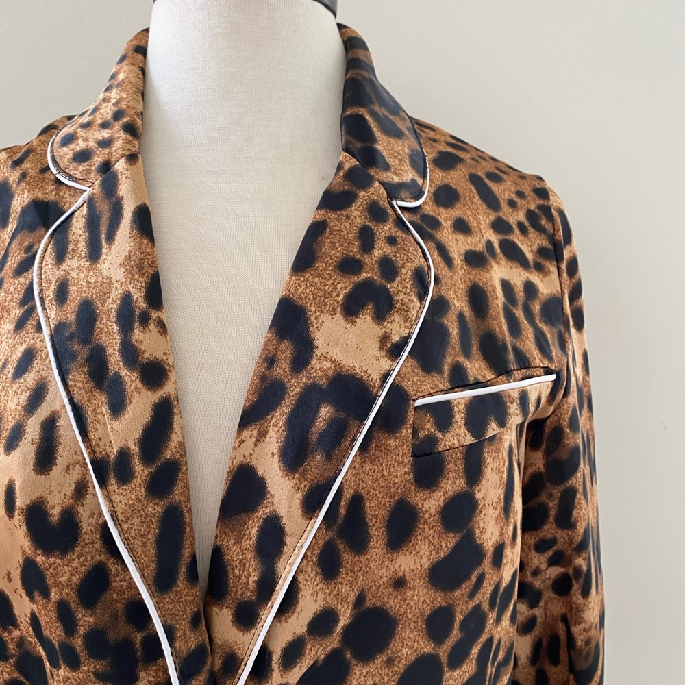 Leopard print blouse